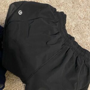 Black Lulu shorts Hotty hots 
Size 2